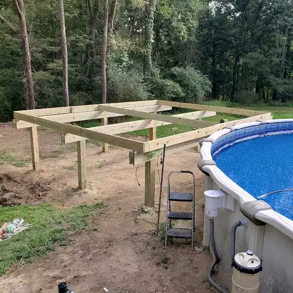 deck build before