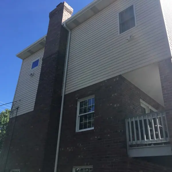 siding cleaning after soft washing