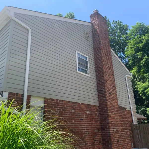 house vinyl siding after soft washing pittsburgh right side