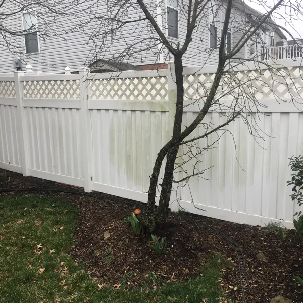 vinyl fence cleaning before shaler 01