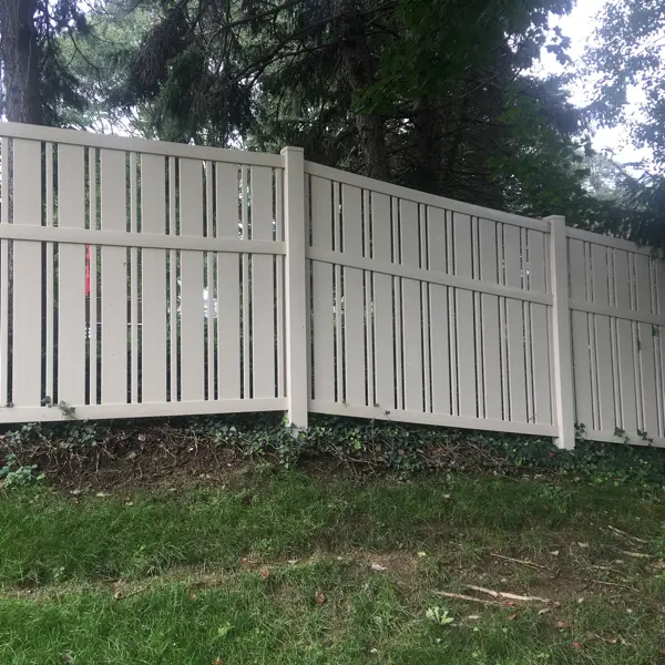 vinyl fence after cleaning wilkins township 2